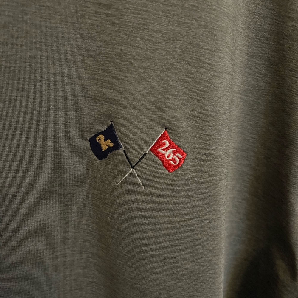 Peter Millar Golf Shirt XL Dark Grey from David Toms Academy